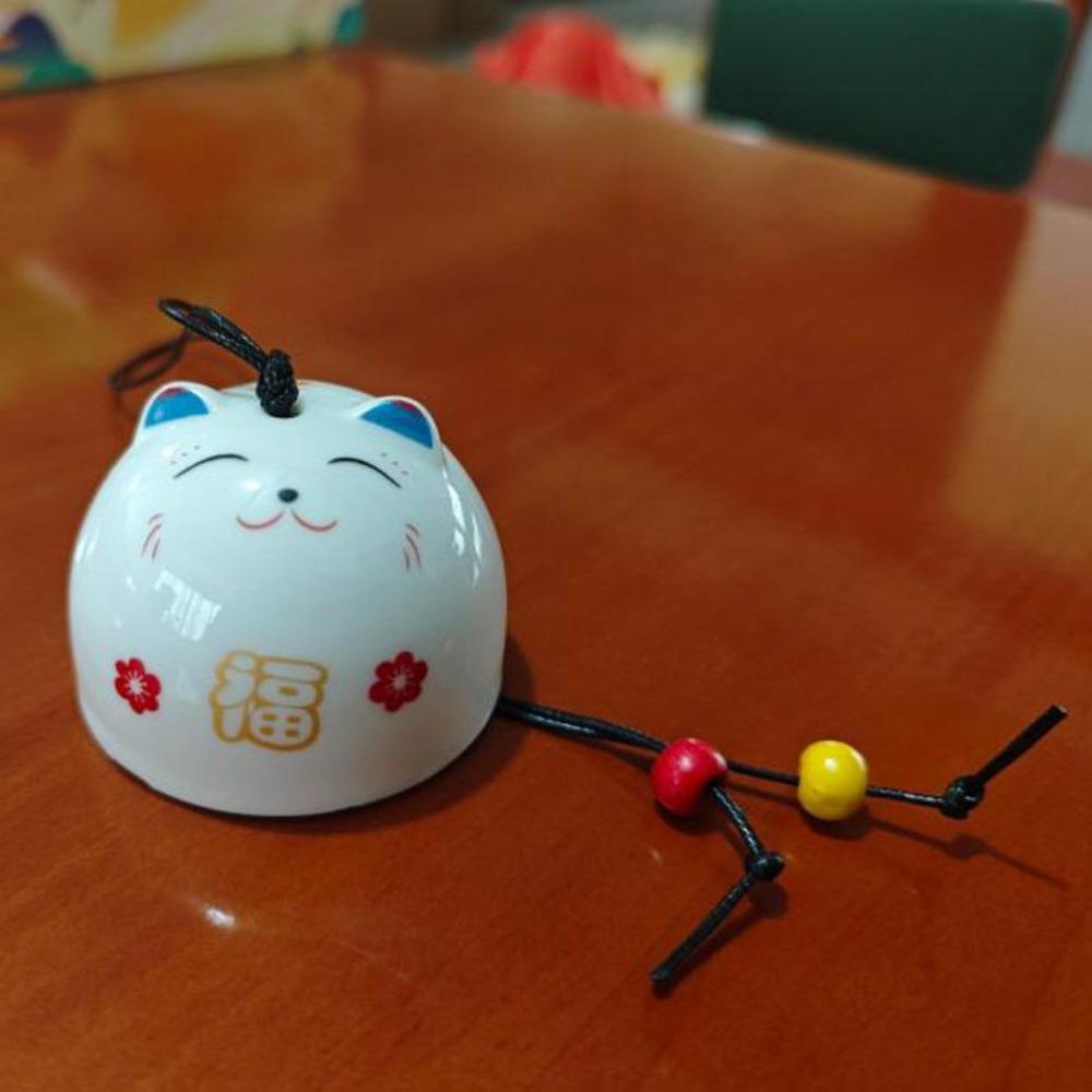 

Керамический Счастливый Кот Керамический Ветер Счастливый Кот Подвеска на Стену для Комнаты Подвеска U-диск Прошивка E