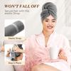 Mikrovláknové turbanové ručníky na vlasy, Rychle absorbující ručníky pro dámské vlasy, Řešení pro zabalení hlavy bez krepatění