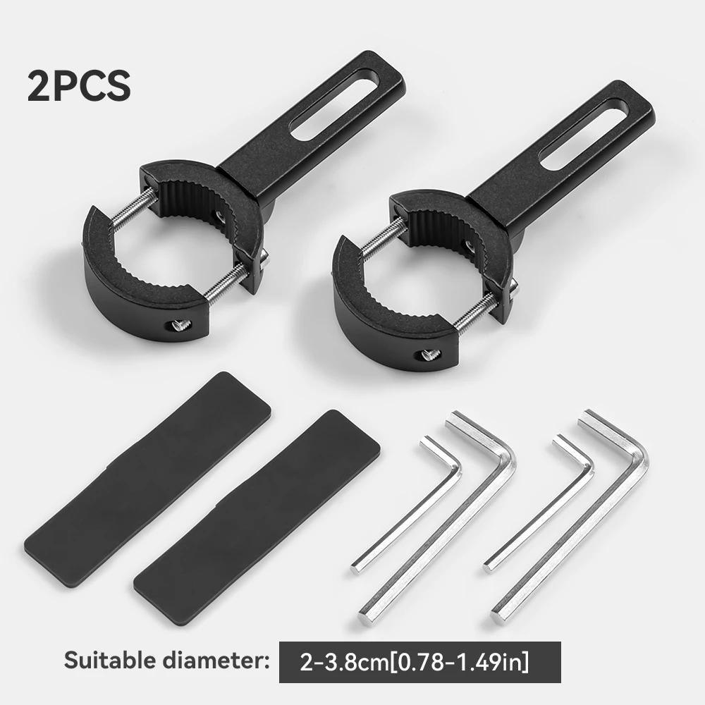 Adjustable Motorcycle Headlight Holder Motorcycle Fog Light Bracket Universal Headlight Spotlight Mount Bracket for Fork Atv