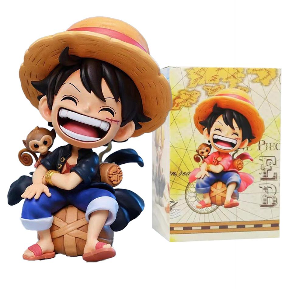 One Piece Anime Figure Doll Portgas D Ace Yamato Q Version Model Decor Peripheral Ornament Children Charm Birthday Gifts Toys