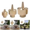 Brass Fountain Nozzle Rust Resistance Easy Installation Universal Fit Sprinkler