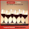 Set pahare de vin roșu ZISIZ, stil european, realizat manual