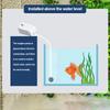 6V 2W Aquarium Oxygen Aerator Solar Oxygen Pump Battery Powered Air Pump Fishing Aerator for Garden Fish Tank Outdoor Pool Pond