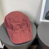 Strap design forward hat for women, spring and summer versatile baseball cap, face-slimming newsboy cap