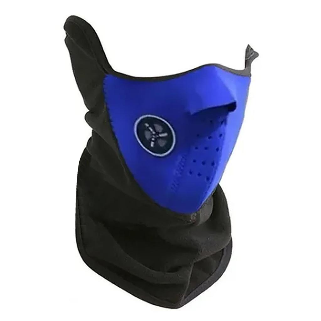 Face Cover Breathable Comfortable Headgear Sun Protective Neck Scarf for Riding Outdoor Black