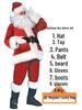 Weihnachtsmann Übergröße Extra Dickes Weihnachtskostüm - Klassischer Stil