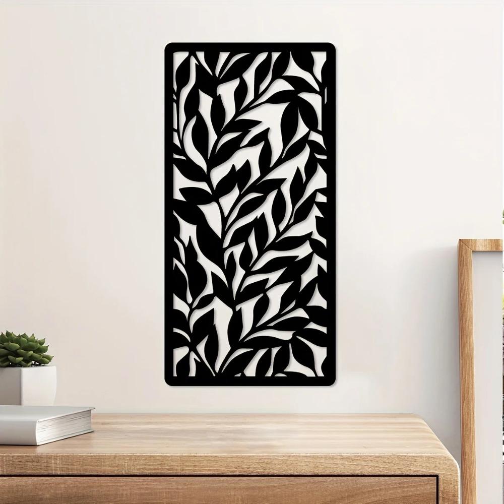 1pc Creative Leaves Iron Crafts - Stylish Indoor & Outdoor Décor for Living Room, Bedroom, Hallway Wall