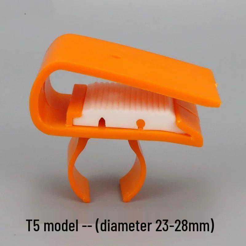 

Fish Tank Lamp & Water Pipe Clip with Suction Cup, T4/T5/T8 Tube Holder, No-Drill Mount.