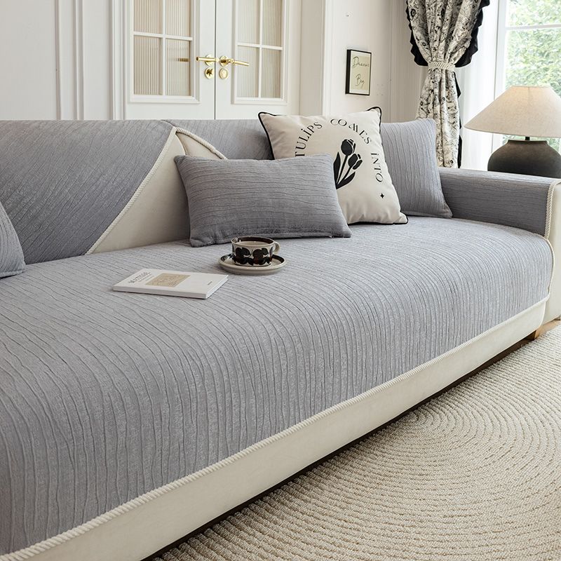 

1pcs Light Luxury High-end Sofa Cushion Anti Slip Universal Wear-resistant Backrest Cushion Three-dimensional Texture Comfortable Sofa Slipcover 70x70cm 1pcs