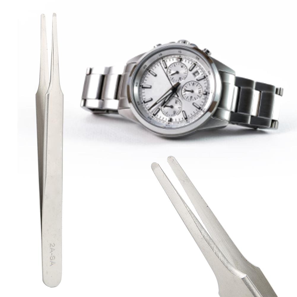 Stainless Steel Non Magnetic Anti Acid Tweezers Watch Repairing Tool (2A-SA)