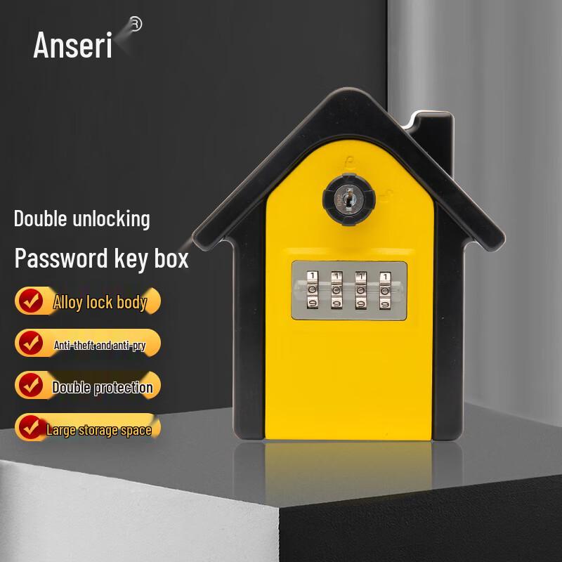 Ansay Metal Combination Key Safe Box