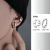 Personalities Clip Earrings Jewelry for Unisex with Hypoallergenic Punk Stainless Steels Earrings Gifts