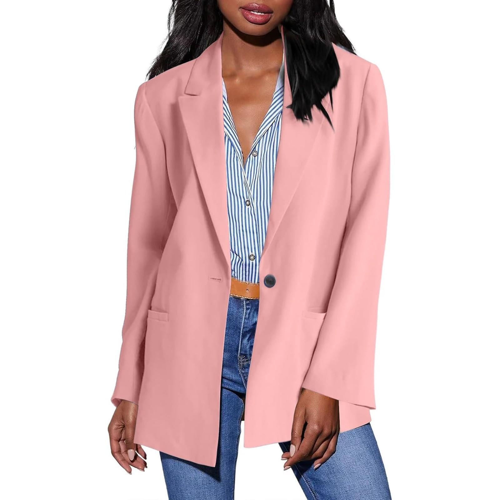 

Женский длинный рукав пуловер повседневный открытый спереди куртки наряды S