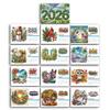 Calendar , Music Posters Album Cover Poster Calendar Canvas Wall Art Calendar