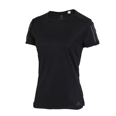 Breathable Casual Sports Short Sleeve T-Shirt Women Tops Black CF2148