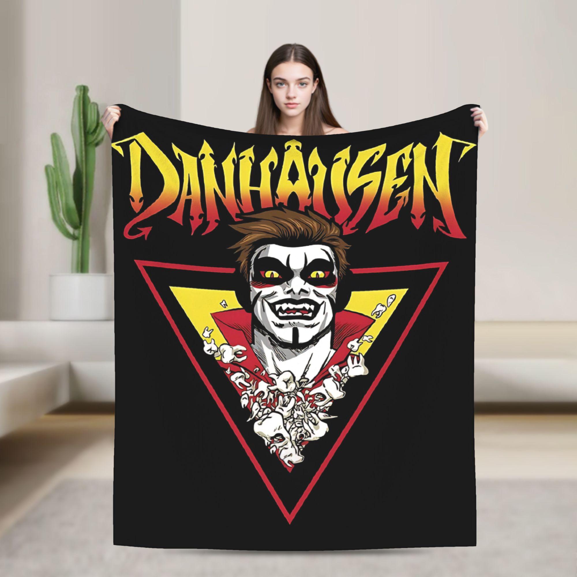 Happy Adults Toys Unisex Comfortable Blanket Travel Danhausen Very Nice Very Evil Pro Wrestling Lover Throw Blanket Pattern Bedspread For Chair Sofa Bed