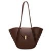 Tote Bag For Women Underarm Pouch Large Capacity Simple Shoulder Bag Retro Crossbody Bag Casual Pu Leather Commute Handbag NEW