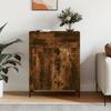 Vidaxl Cabinet, Smoked Oak, 69.5X34X90 Cm, Wood-Based Material