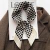 1116 New Fashion Polka Dot Classic Pattern Mulberry Silk Occupational Warm Scarf Decorative Small Square Scarf Spot