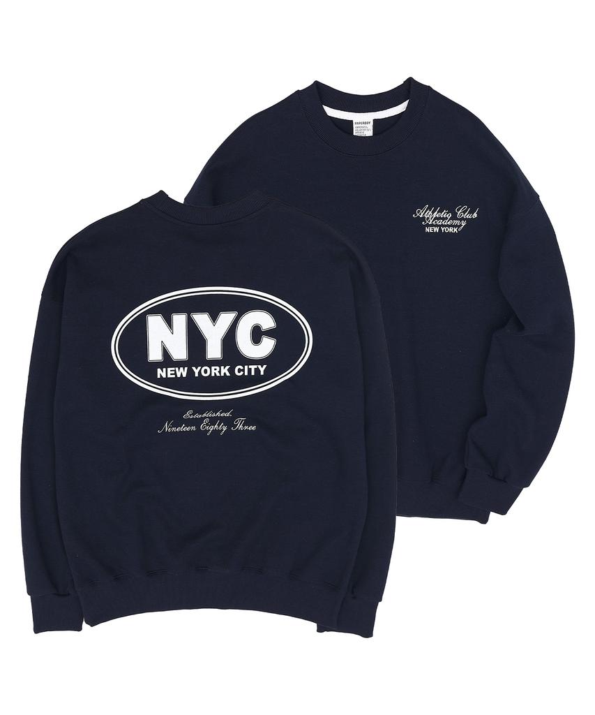 PAPERBOY Nyc Academy Sweatshirt - Navy