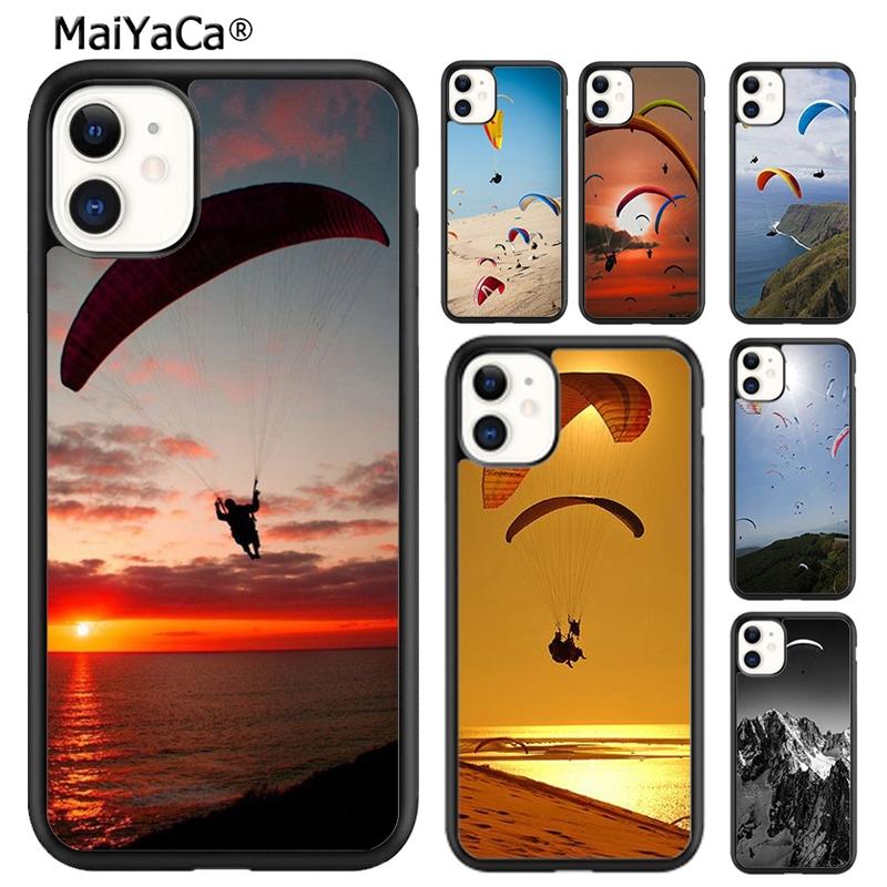 MaiYaCa Paragliding Paraglider Phone Case For iPhone 17 Air 16 pro max 15 14 plus 12 13 Shell Cover coque