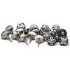 Ceramic Vintage Assorted Blue Pottery Drawer, Door Knobs and Pulls Handle for Kitchen Cabinets Home Interior  (10, Blue) - Pack of 10