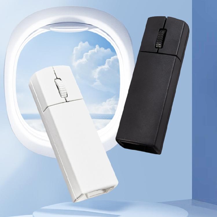 Ergonomic Miniature Mouse Three Mode 2.4G Bluetooth-compatible Rechargeable Type C Magnetic Receiver Slot Carry Pouch Attacheds