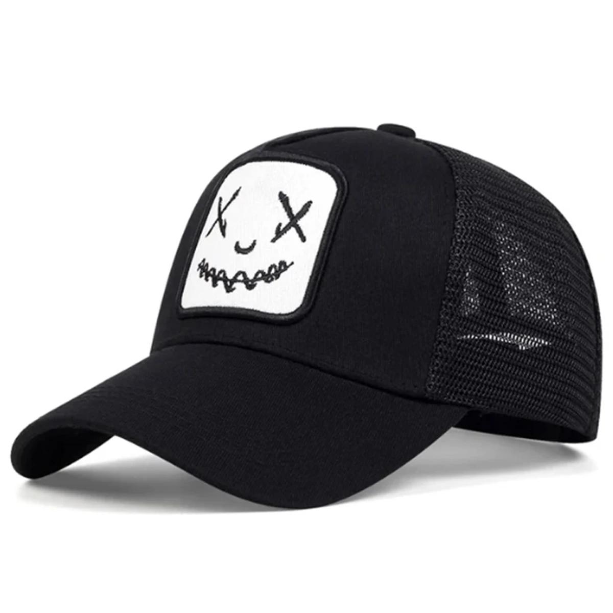 

Unisex Personality Embroidery Baseball Net Caps Spring And Summer Outdoor Adjustable Casual Hats Sunscreen Hat Sports Golf Cap
