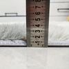 1pc Ultra-Soft Fluffy Shaggy Rug Plush Fuzzy Texture for Bedroom & Living Room Non-Slip Bottom Trendy Light Grey Ideal Indoor Accent Rug