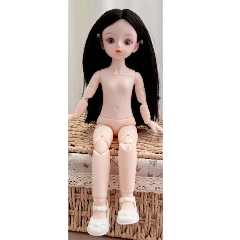 

30см Многоконтактные Линзы Bjd Кукла Игрушка Прямые Вьющиеся Волосы Подвижность Шарнирный Style A