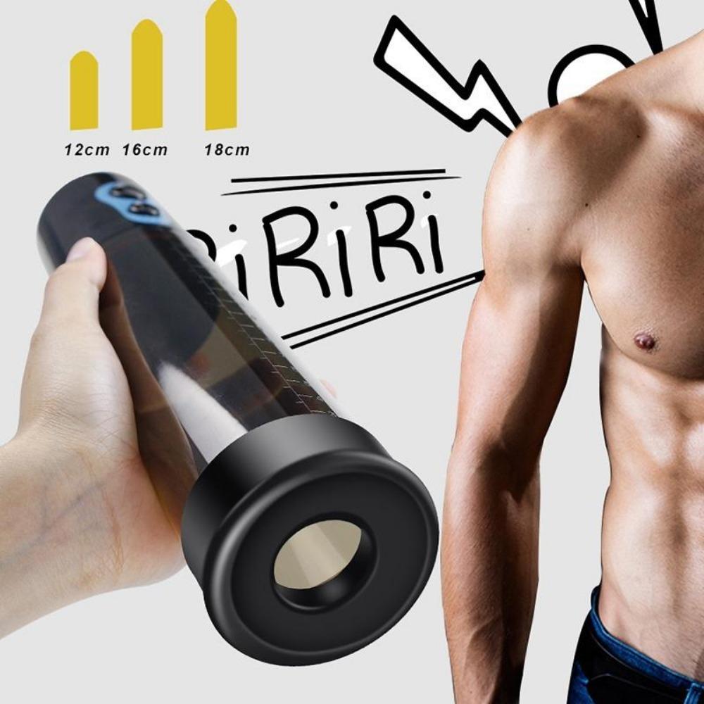 Electric Penis Pump Penis Extender Vacuum Pump Delayed Ejaculation Penis Erection Trainer Penis Enlarger for Erectile Dysfunction Trainer, Penis Pumps