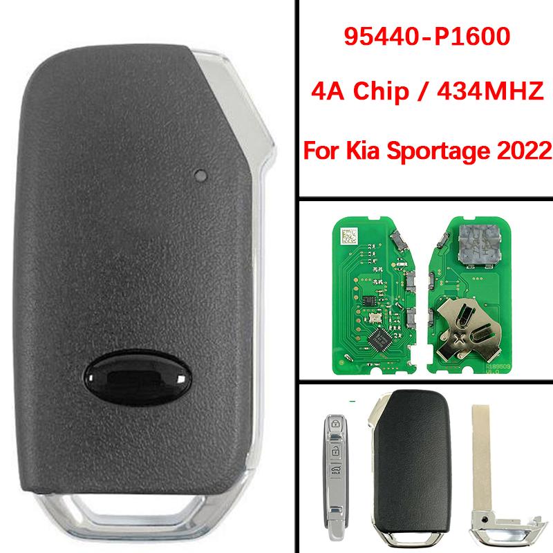 CN051298 Aftermarket 3 Button Smart Key Fob 95440-P1600 433MHz 4A Chip For Kia Sportage