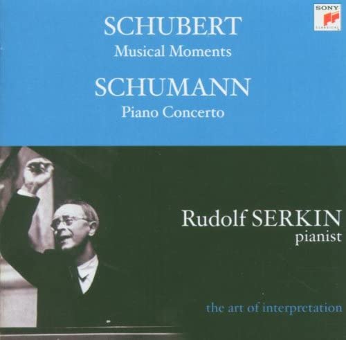 

CD RUDOLF SERKIN - Moments Musicaux 5170042 Sony Classical 2004 Non Japan Classical Used