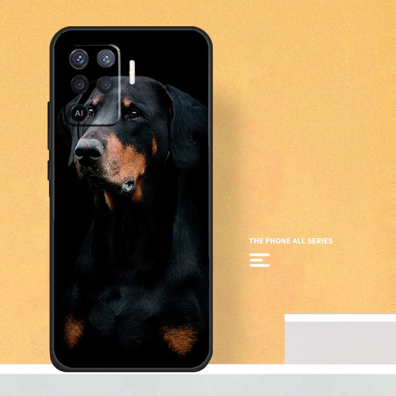 Doberman Dog Case For Oppo A80 A60 A40 A6 A5 Pro A15 A16 A17 A57 A94 A74 A54 A76 A96 A18 A38 A58 A78 A98