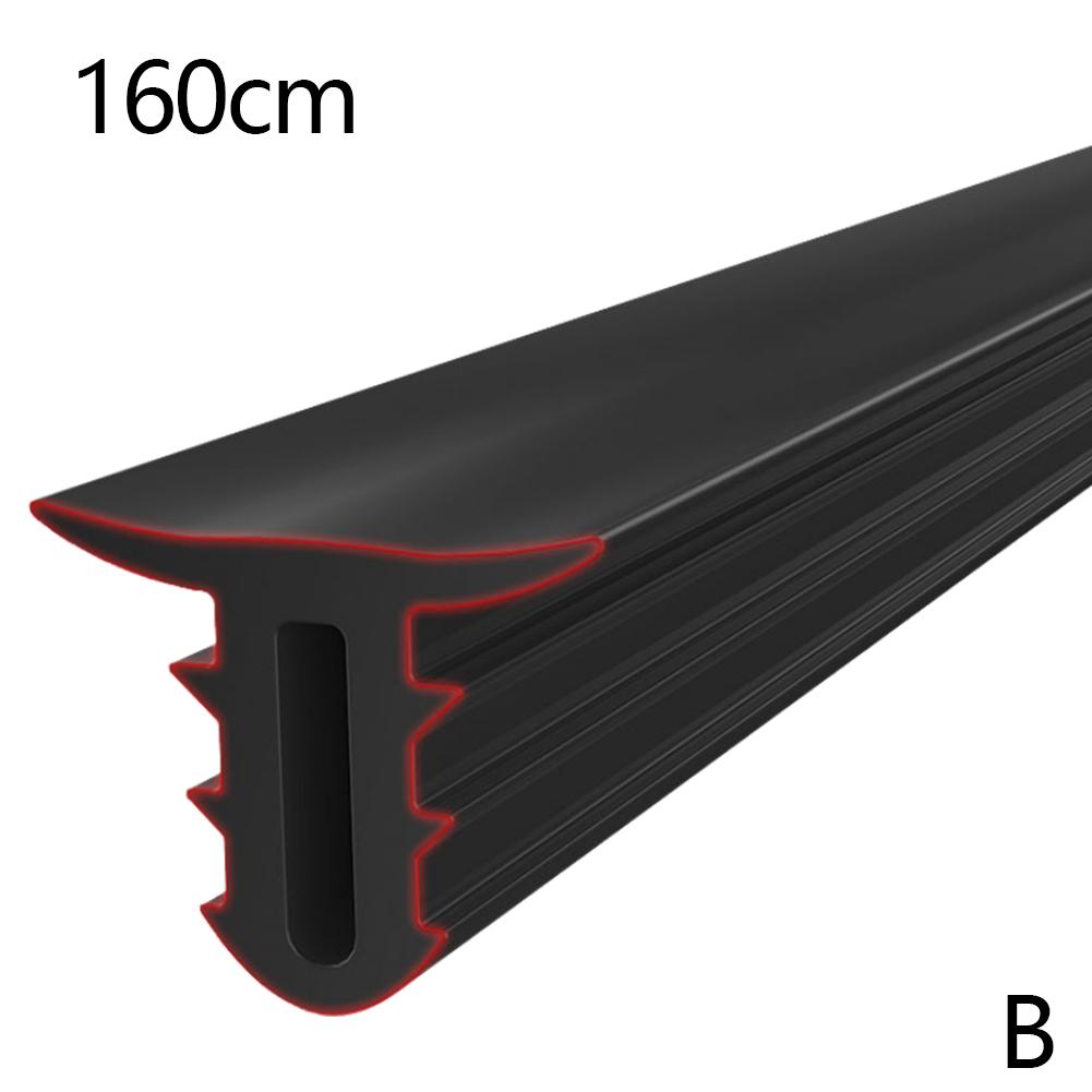 

Универсальная пылезащитная уплотнительная полоса для приборной панели автомобиля, наклейки, уплотнительная полоса из углеродного волокна, зазоры для лобового стекла приборной панели автомобиля 1,6 м