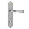 HAMILTON Door Handle with Toilet Plate 90mm ANTIQUE NICKEL