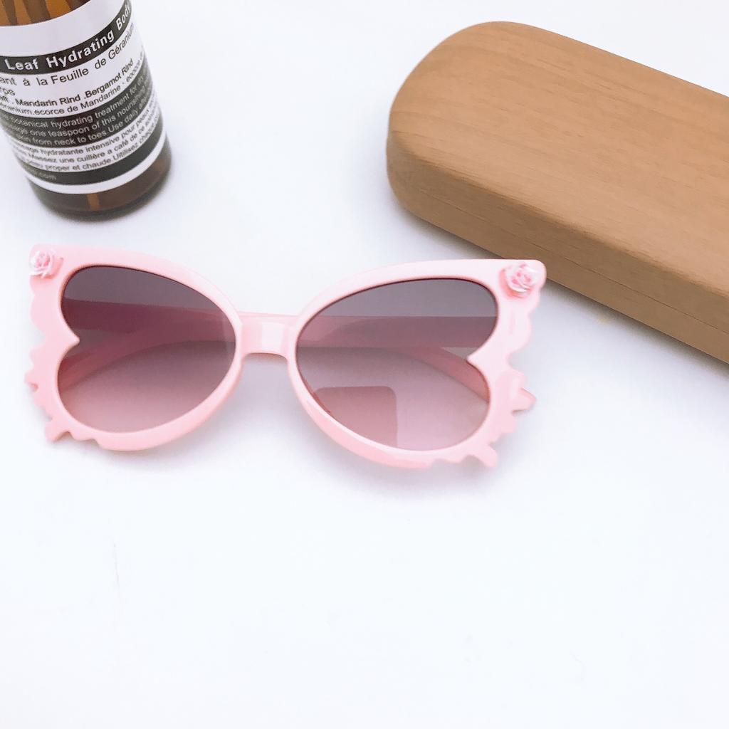 Women'S Light Luxury Diamond-Encrusted Glasses, Advanced Concave Sunglasses, Children'S Uv-Proof Sunglasses