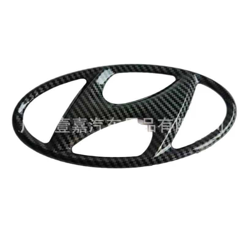 Replace style Car Emblem Badge For Hyundai Elantra Verna sonata MD Turbo Palisade Bayon Tucson Inster i30 i20 ix35 Santafe Accen TT35