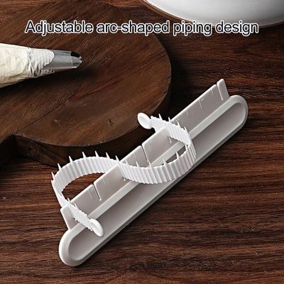 Fondant Cake Arc Ruler Adjustable Arc Guide Precision Baking Tool Arc Decoration Marking Divider Gum Paste Sugar Candy Cake Decorating Tools
