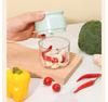 250ml Electric Garlic Masher Portable Chopper Multi Function Meat Grinder Masher Machine Mini Garlic Vegetable Chopper Usb Charg