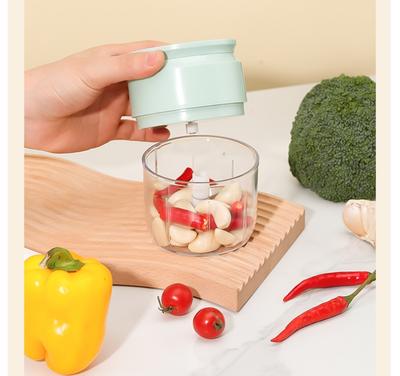 250ml Electric Garlic Masher Portable Chopper Multi Function Meat Grinder Masher Machine Mini Garlic Vegetable Chopper Usb Charg