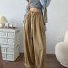 High-waisted Japanese Loose Radish Pants for Women In Autumn, Casual Pear-shaped Figure Wide-leg Pants