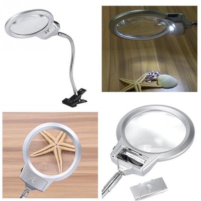 Large Lens Jewelry Table Top Desk Lamp Lighted Antiques Large Lens Table Top Desk Lamp Lighted Magnifier Magnifying