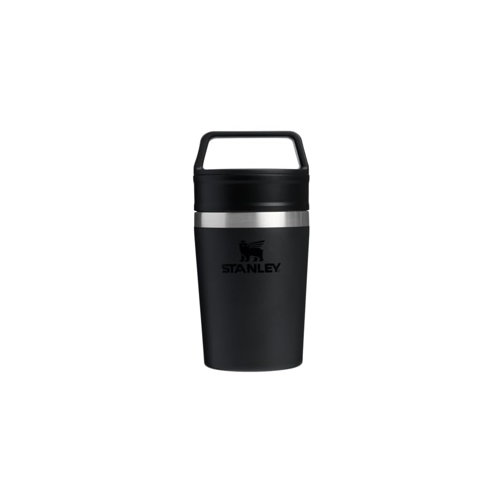 Stanley 1913 Cafe To Go Travel Vacuum Insulated Mug, Black, 20 oz (0.23L)