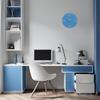 CalleaDesign SMILE Wall Clock Light Blue