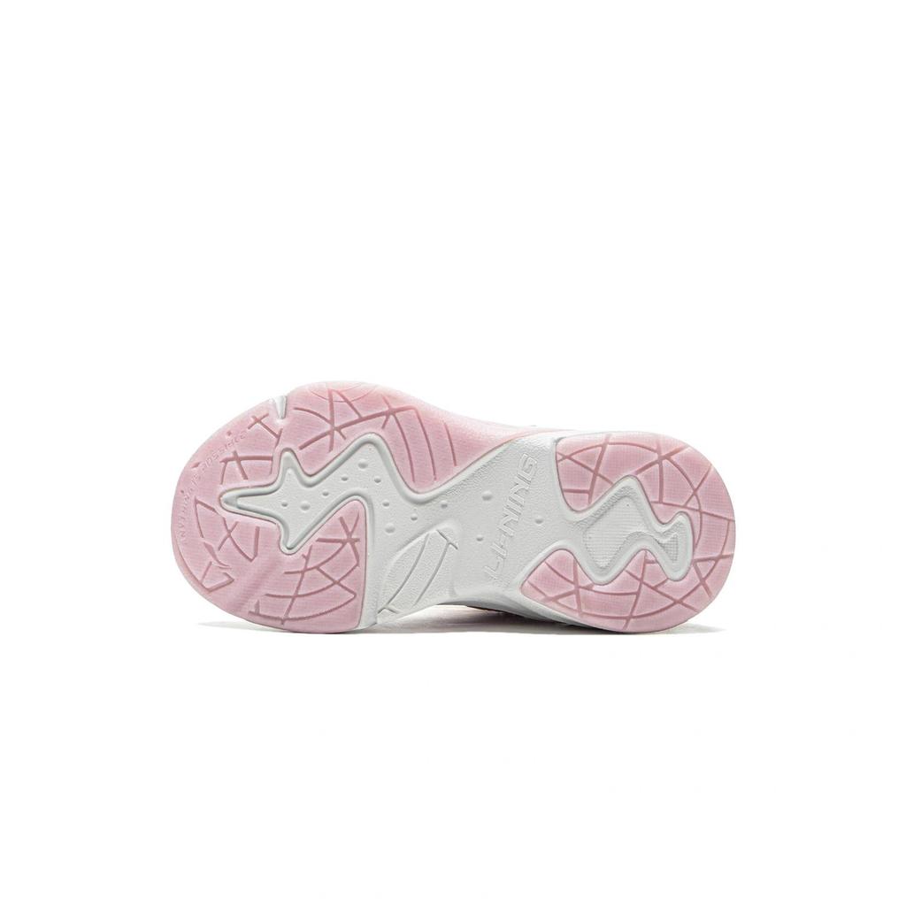 Li Ning Kids Night Elf 4 Sports Lifestyle Comfortable Lightweight Slip Resistant Shock Absorbing Durable Waterproof Low Top Outdoor Shoes YKNU072-12