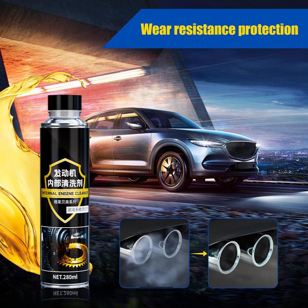 Auto-Motor-Detailer, 280 ml, Motorraum-Reiniger, Mehrzweck-Hochleistungs-Effektiver Motorfettentferner für Autos, LKWs, SUVs
