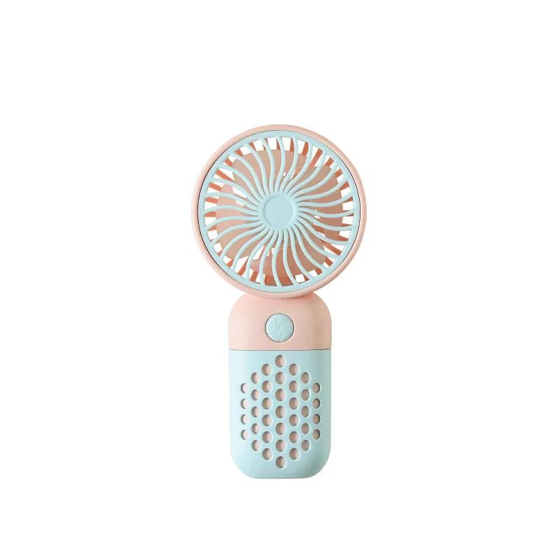 Portable Rechargeable Handheld Misting Fan - Battery Operated Usb Camping Mini Air Conditioner Fan For Travel And Outdoor Use