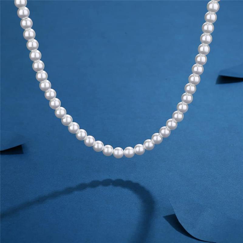 Collana di Perle da Uomo Semplice Fatta a Mano con Perline 2026 Nuova Tendenza Gioielli da Uomo per Donne Ragazze Banchetti di Matrimonio Collane