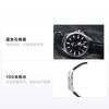 Casio EDIFICE Sapphire Mirror Waterproof Quartz Movement Leather Strap Japanese and Korean Watch Men's Watch Black Dial EFB-107L-1AVUPR